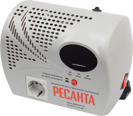 Стабилизатор напряжения серии LUX РЕСАНТА АСН-500Н1/1-Ц