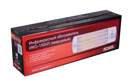 Инфракрасный обогреватель (кварцевый) Ресанта ИКО-1500Л
