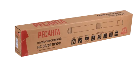 Скважинный насос Ресанта НС 50/60 ПРОФ