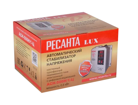 Стабилизатор напряжения Ресанта АСН-500Н/1-Ц LUX