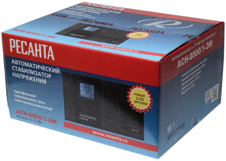 Стабилизатор напряжения РЕСАНТА АСН-8000/1-ЭМ
