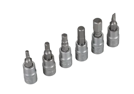 Набор инструментов, 1/4" , CrV, пластиковый кейс 29 предм Вихрь