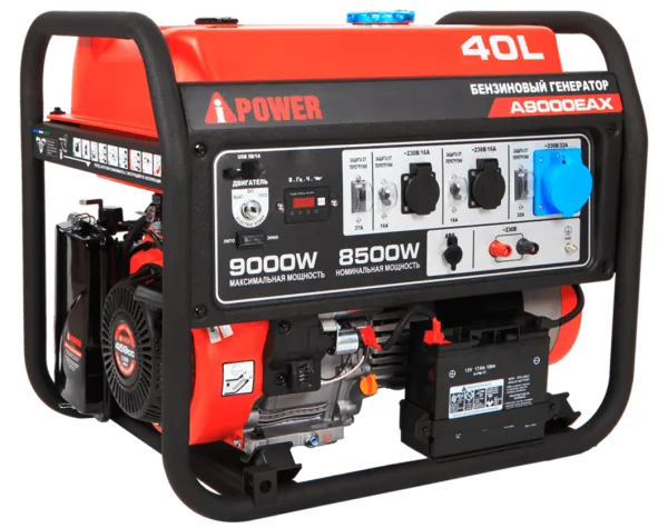 Портативный бензиновый генератор A-iPower A9000EAX