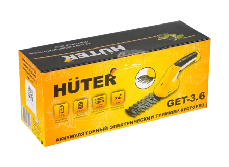 Аккумуляторный триммер-кусторез Huter GET-3,6