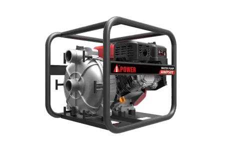 Бензиновая мотопомпа для грязной воды A-iPower AWP50T