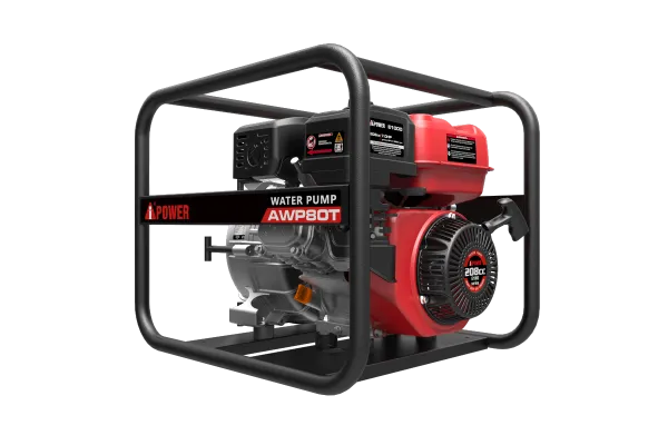Бензиновая мотопомпа для грязной воды A-iPower AWP80Т