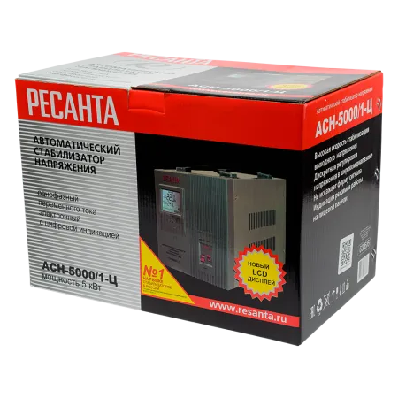 Стабилизатор напряжения РЕСАНТА АСН-5000/1-Ц