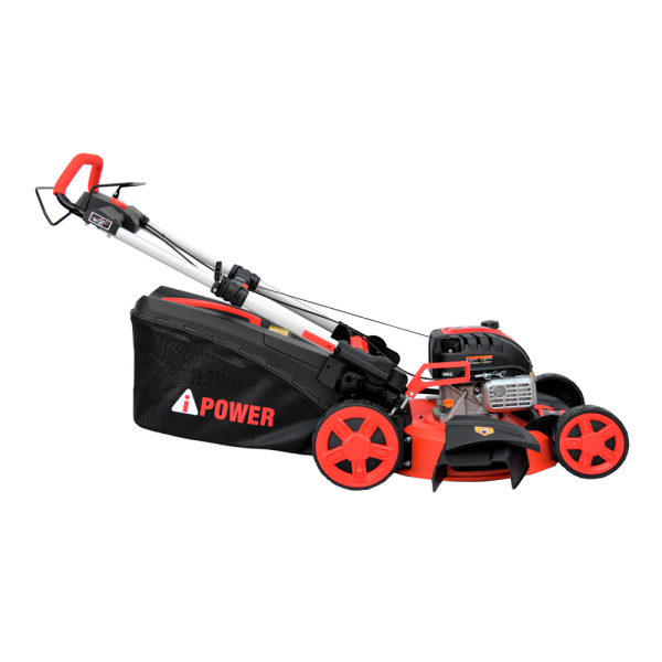 Складная газонокосилка бензиновая самоходная A-iPower AM53S