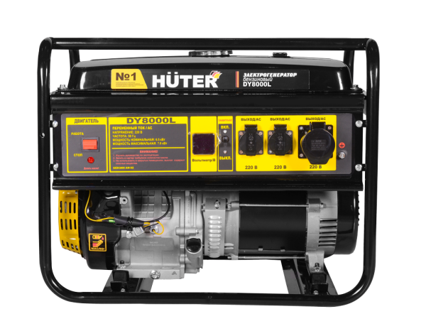 Портативный бензогенератор Huter DY8000L