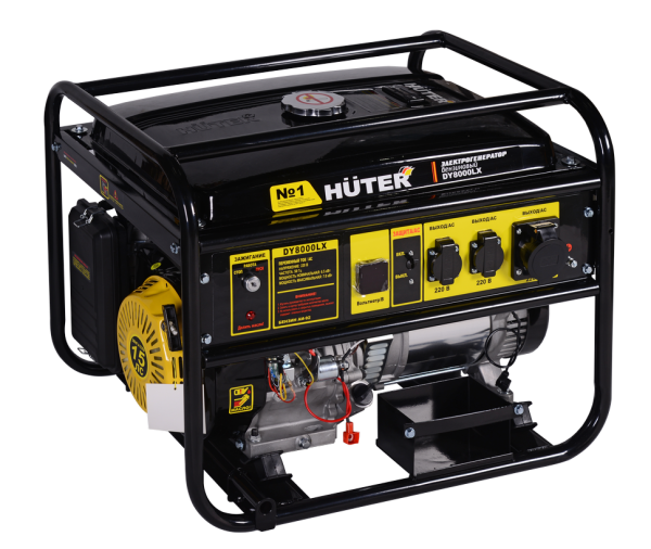 Портативный бензогенератор Huter DY8000LX